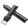 High Quality 20mm 22mm Black Brown Gray Leather Watch Band Wristwatch Strap Replacement Bracelet Belt Pin Buckle Spring Bars6550373