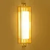 LED vägg sänglampa sovrum lampa kreativa vardagsrum moderna minimalistiska hotell gången väggljus nya kinesiska vägglampor