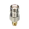 BNC female jack to SMA female jack Straight RF adapter connector