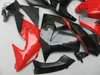 Verkleidungssätze aus ABS-Kunststoff für KAWASAKI Ninja ZX10R 2006 2007 rot schwarz Chinesische Aftermarket-Verkleidungsteile ZX 10R 06 07 ZX-RR ZX-10R