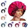 New Silk Night Cap Hat Double Wear Women Head Cover Cap Cap Satin Bonnet for Beautiful Hair - Wake Up Perfect Daily Factory Sale DHL