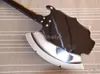 RARE Xort GENE SIMMONS AX Signature Guitar Black / Sliver 4 Cuerdas Bajo eléctrico Precision Bass Neck Pickup, Chrome Bridge Cover