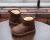 Najnowsze buty dla dzieci zimowe buty śniegowe wodoodporne wsuwane zamsz dziecinne dziecko but chłopcy dziewczyny zima zagęszcza
