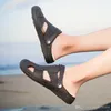 Designer Jelly Slippers Gloednieuwe Zomer Mannen Hol Sandalen Flip-flops Strand Slippers Schoenen Holle Strand Slippers Topkwaliteit