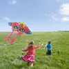 90x50cm Vliegers Kleurrijke Vlinder Vlieger Outdoor Opvouwbare Heldere Doek Tuin Vliegers Vliegend Speelgoed Kinderen Kinderen Speelgoed Spel