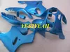 دراجة نارية هدية طقم الجسم ل KAWASAKI Ninja ZX-7R ZX7R 1996 2003 ZX 7R 96 97 02 03 Blue Fairings bodywork + gifts KZ10