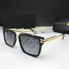 Top Luxury Men Lunettes The Ace Brand Designer Sunglasses Square K Gold Frame Highend Top Quality Outdoor UV400 Eyewear Mens Luxur9251493