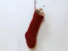 New Personalized knit Christmas Stocking items Blank pet stocks Christmas stockings Holiday Stocks Family Stockings indoor decoration SN307