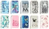 3D -l￤derpl￥nbokfodral f￶r iPhone 14 13 12 mini 11 Pro Max XR XS 8 7 6 Plus 5 SE Wolf Cat Leopard Marble Flower Butterfly Bear Flip Cover Luxury Card Slot ID Stand Purse Girl Girl