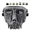 Tactical Airsoft Skull Mask Desert Corps Outdoor Protection Gear Airsoft Shooting Equipment Full Face NO03-110