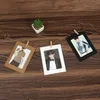 Fotolijst Kraftpapier Opknoping Picture Album Clip Strings touw sets voor bruiloft en verjaardag jubileum party woondecoratie garland