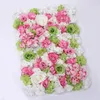 40x60cm Artificial Flower wall decoration Road Lead floral fake Hydrangea Peony Rose Flower for Wedding Arch decor flores wreath