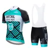 6 pçs conjunto completo equipe 2020 conceito vital camisa de ciclismo 20d bicicleta shorts conjunto ropa ciclismo verão secagem rápida pro ciclismo maillot bott202b