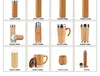 Original Bamboo Tumbler 12oz Premium Tea Bottle Vacuum Insulated Travel Mug Stainless Steel Coffee Tea Flask