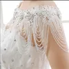 Sheer Fisos de Cristal Cape Shawls Bling Waps Wraps Jackets Bridal Picture Real Made Custom Made