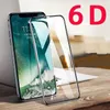 Protector de pantalla curvo 6D para iPhone X XR XS Max Vidrio templado Cubierta completa Vidrio protector para iPhone Xr Xs Glass