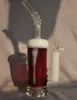 Vintage Beer Design 10inch Glass bong HOOKAH Water PipeS 18mm with glass bowl or quartz banger can put customer logo by DHL UPS CNE