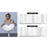 Profissional LED LED Light White Swan Lake Ballet Tutu Crianças Costume Ballerina Dress Kids Halloween Dress Fantaspume Clube Festas de festa