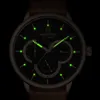 NaviForce Mężczyźni zegarek moda biznesowy zegarek dla mężczyzn skórzany wodoodporny kwarcowy kwarcowy na rękę 24 -godzinne męskie zegar renogio Masculino306G