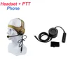 CS Tacitcal Paintball Shooting Headphone Tactical Earphone Airsoft Shooting Combat Gear Headset med PTT NO15-013B