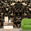 リビングルームのためのモダンな壁紙シンプルな3 dの幾何学的な壁紙ソファーのテレビの背景の壁