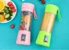 3 styles Personal Blender With Travel Cup USB Portable Electric Juicer Blender Rechargeable Juicer Bottle Fruit Vegetable Kitchen Tools 610