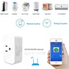 Smart WIFI Sockets Sweet Switch Round US Plugs App Remote Control Socket Outlet Przełącznik rozrządu dla Android IOS Automatyka domowa