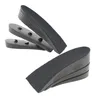 Justerbar h￶jd ￖka Intersoles PU Black 3 -lager Design 5 cm Invisible Air Cushion Unisex Heel Half Insert Pads314a