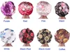 Satin-Schlafmütze für Damen, Kunstseiden-Mütze, breites Band, weicher Glitzer, reflektierend, Regenbogenfarben, bunt, Kopfbedeckung, gerüschte Chemo-Mütze gegen Haarausfall
