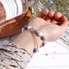 Naturlig sötvattenspärl ädelsten Healing Pärlor Armband Kvinnor Rosa Crystal Amethyst Temperament Charm Armband Girl Presenter