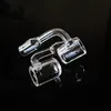 Glas Quartz Banger Hona Hane Rökning 10mm 14mm 18mm 4mm Tjock Bangers Rökning Tillbehör Pure Nail QBN01