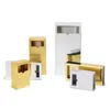 Confezione regalo cassetto in cartone oro argento 350g per confezione regalo festa biscotti caramelle nuziali 8x8 12x9 15x8.5 19x14 22x13cm Personalizzabile