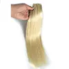 Osłony wyrównane włosy czarne brązowe blond czerwone ludzkie włosy splotowe wiązki 8-26 cali brazylijski proste Remy Hair Extension Kup 2 lub 3 pakiety