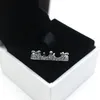 Anello di temperamento creativo all'ingrosso per Pandora Anello in argento sterling 925 placcato in oro rosa con anello a forma di singolo prodotto regalo di compleanno