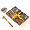 Japanese Cherry Blossom Ceramic Sushi Dinnerware Set with Soy Sauce Dishes Bamboo Chopsticks For 2 Person Gift Packing