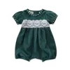 Vestiti per bambini di marca Pizzo Perla Neonate Pagliaccetti Manica corta Tute neonato Bambino Abbigliamento per ragazze 3 colori Opzionale DHW2437