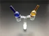 Verre coloré Bubble Carb Cap Chapeau Style Dôme pour Quartz Thermique P Banger Nails Dabber Verre Bongs Dab Oil Rigs