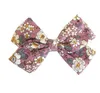 Huvudband scrunchies bowknot hair clip fasta rutiga hårband randig polka dot hästsvans rep huvudbonad hår tillbehör fest dekoration b7247