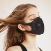 Amerykański magazyn czarny antypa maska ​​z zaworem pm2.5 oddychanie ochronne usta usta bawełniane maski respirator zmywalny wielokrotnego użytku przeciwmgielne haze dorosłych