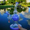 7.8 "Douchekop Perc glazen water Bongs Ball Unieke Bong Oil Rig Dab Rigs Handcraft Waterpijpen Dikke glazen bongs met 14 mm kom