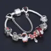 All'ingrosso-925 braccialetto di perline di fascino del pendente del cane di Murano misura i monili del braccialetto del fumetto di Pandora