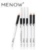 MENOW Merk Make-Up Zijdeachtig Hout Cosmetische Witte Eyeliner Potlood Zijderups Hoogtepunt Pen 12 stksset Waterdichte Eyeliner P1128750523