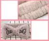 11 couleur 2019 New OMG Lettre Coral Fleece Wash Face Bow Bandeaux Pour Femmes Filles Bandeaux Chapeaux Bandeaux De Cheveux Turban Cheveux Accessoires L