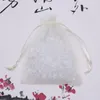 100pcs Pure Kolor Dripstring Torba prezentowa Transparent Organza Chifon Pearl Torba 79 cm biżuteria Burry Pakiet Pocket Wedding Whole8139681