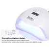 SUN X 54W Nail Dryer Lampada UV LED Gel Polish Curing Light Bottom 30s/60s Timer Display LCD private label nail art tool