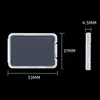 slim SD card case Plastic box Transparent Standard Holder MS white box Storage Case for TF micro SD XD CF card LX1715