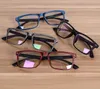 Gros-Clear Lens Wood Print Lunettes Hommes Femmes Optique Full Fetro Myopie Lunettes 10pcs / Lot Livraison Gratuite