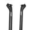 MCFK T800 Koolstofvezel Road Fietszitting Post MTB BIKE SEATPOOST OFFSET 20mm 3k Carbon Fietsen Delen 27.2 30.8 31.6mm Matlengte 400mm