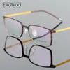 Wholesale- Pure Titanium Lunettes de vue Girl Hommes Full Rim Cadre Optique Spectacle Spectacle Conçu Myopie Eye lunettes 890012