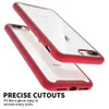 TPU + PC + Cadre Acrylique Pare-chocs Transparent Étui Transparent pour iphone 13 12 11 Pro Max 6 6s 7 8 Plus X Xs XR Couverture